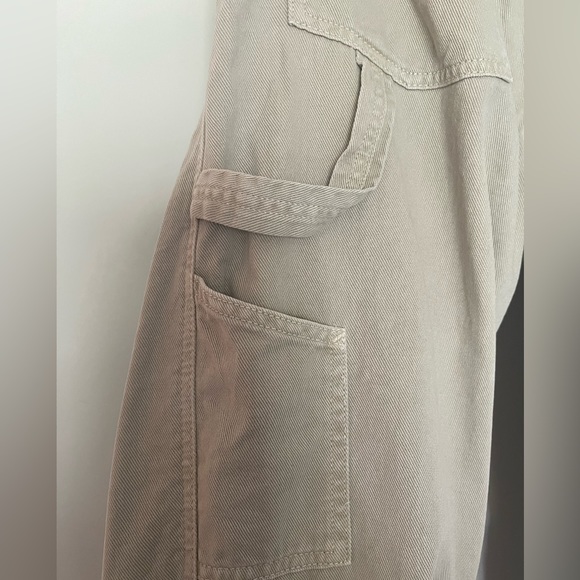 GARAGE Carpenter Pants -Beige Size 5 - Picture 4 of 8